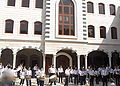 Pasqua nel cortile dell'Arcieparchia cattolica