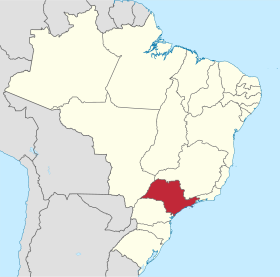 Localização de São Paulo