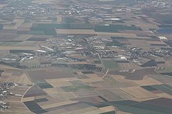 Aerial view of Moshav Barak