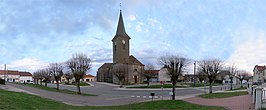 Kerkplein van Varennes-sur-Amance