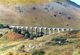 Approaching the Glenfinnan Viaduct