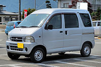 Pre-facelift Daihatsu Hijet Cargo (S210V, 1999-2001), designed by Giugiaro