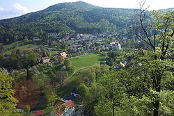 Skyline of Oybin