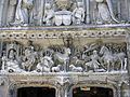 Depiction of the miracle of the stag in the Chapel of Saint Hubert at Château d'Amboise, France.