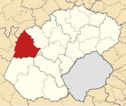 Location in the Free State