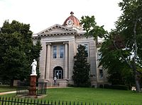 South façade of Lee Court House