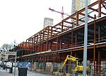 Construction along The Hayes in April 2008