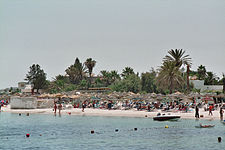 Een strandje in port El Kantaoui