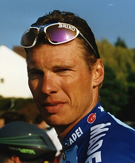 Wilfried Peeters tijdens Parijs-Tours 1997