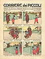 Image 64The cover of the Corriere dei Piccoli on 11 July 1911 carries a cartoon strip in the Italian style without speech bubbles. (from Culture of Italy)