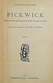 Pickwick de Charles Dickens, any 1931