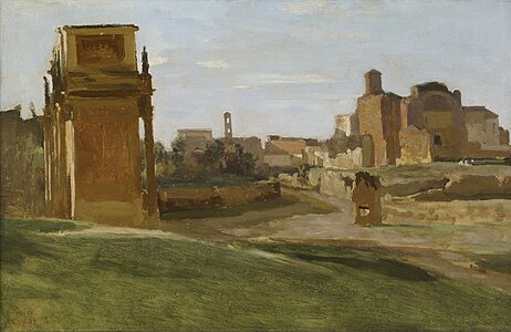 L'Arc de Constantin et le Forum, 1843, The Frick Collection, New York.