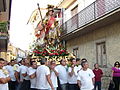 Processie van San Marcello de martelaar in Caturano