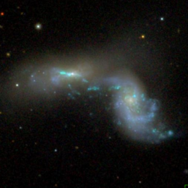 NGC 3395 (rechts) en NGC 3396