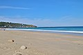 The far end of Sennen Cove Beach