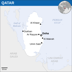 Lokasi Qatar