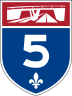 Autoroute 5 marker