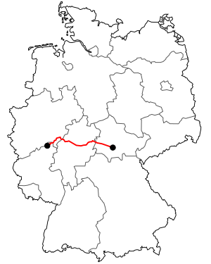 Verlauf der B 62