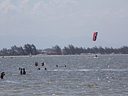 Kitesurf na Laguna, na altura de Figueira, Arraial do Cabo