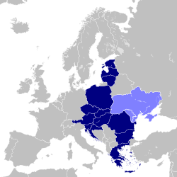 Location of Three Seas Initiative