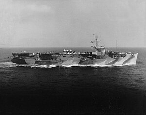 USS Bogue в Атлантике, 1944—1945 годы