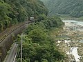 沿線には清流・四万十川が流れる（十川駅―半家駅間）