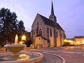 The Church of Saint-Clair-Saint-Leger in Souppes-sur-Loing, originally part of a Cistercian monastery (12th century).