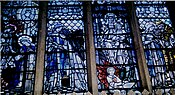 East window in St Mary's Church. Ashby Folville