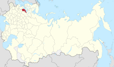 Location in the Russian Empire