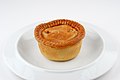 Pork pie on a plate