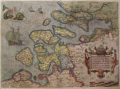 Zelandicarum 1570, Ortelius par J. van Deventer