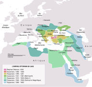 Situation de l'Empire ottoman en 1683