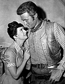 Margaret O'Brien and Clint Eastwood (1959)