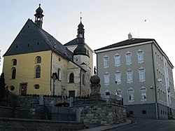 Church of Saint Andrew and town hall