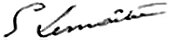 signature de Georges Lemaître