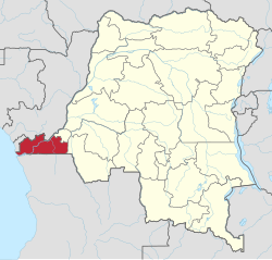 Location of Kongo Central