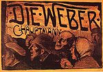 Poster para a peça Die Weber de Gerhart Hauptmann (1897)