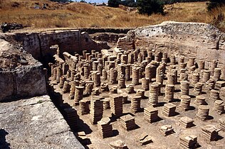 Pilettes d'hypocauste.