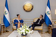 Nola com o presidente de El Salvador Nay