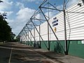 External view of the East Stand