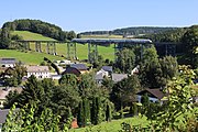 13.–14. KW Ein advanced TrainLab auf dem Markersbacher Viadukt (September 2021).