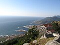 Océano Atlántico dende o cumio do Monte de Santa Trega.