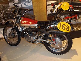 Cadena de transmissió protegida en una Bultaco Matador MK4 SD (1972)