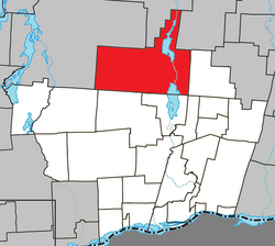 Location within Papineau RCM