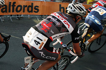 Ein Fahrer des Teams Kuota-road.cc (2010)