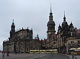 Katholische Hofkirche und Residenzschloss Dresden 2. September 2014