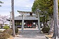 Hachiman-jinja Torii and haiden