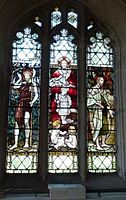 Window in St Giles' Church Stanton St Quintin