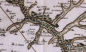 vue de Reignac sur la carte de Cassini.