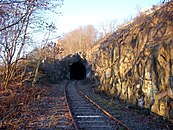 Tunneln under Södersjukhuset.